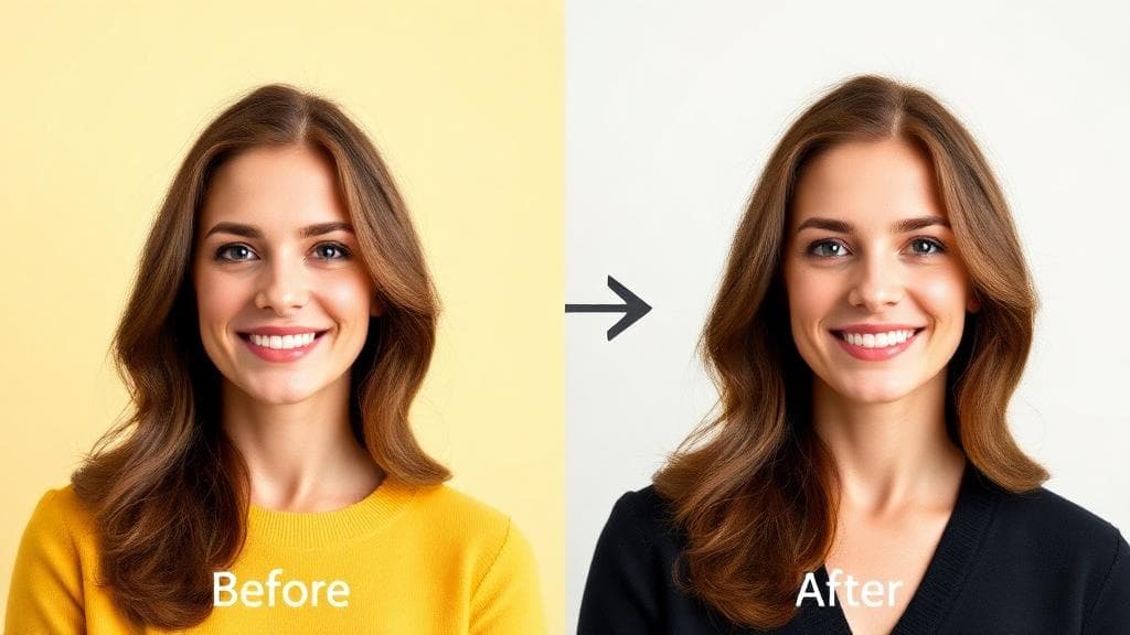 Professional Headshot Creation example